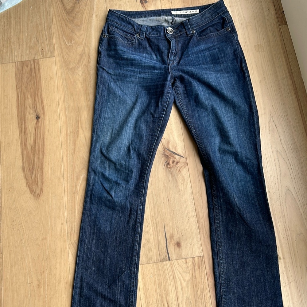 DKNY bootcut dark wash JEANS SIZE 10